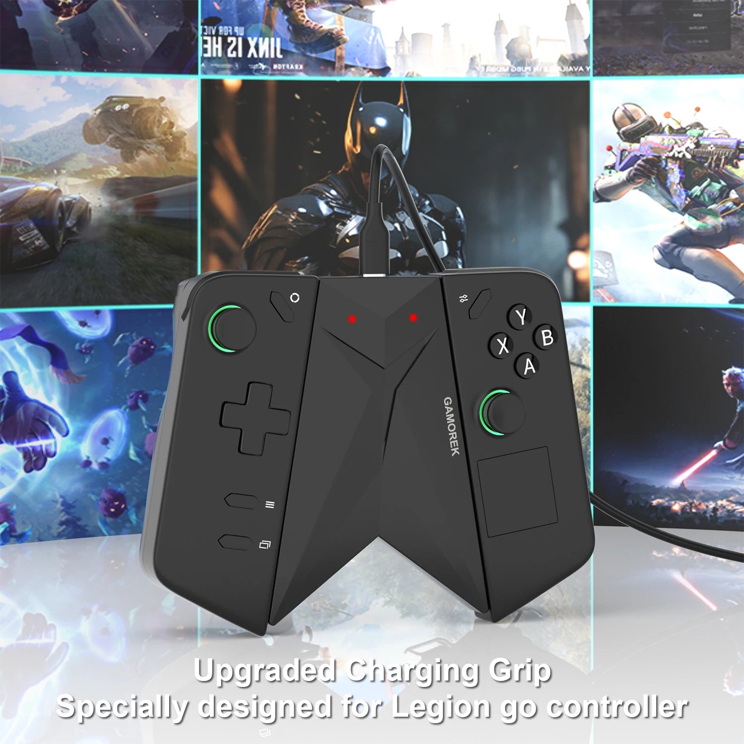 RGEEK Controller Charging Dock Grip Clip Holder For Legion Go 2 Handle Connector Ergonomic Curvature Design, Reduce hand Fatigue