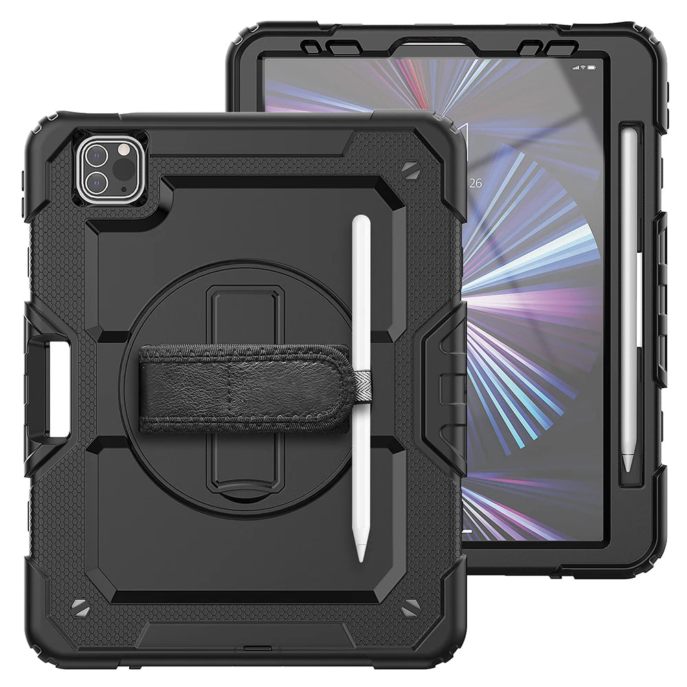 Heavy Duty for iPad Case 10.2 9th Generation Cover For 2022 iPad 9.7 Air 5 2 3 4 10.9 10.5 2021 Pro 11 12.9 Mini 6 5 Smart Cover