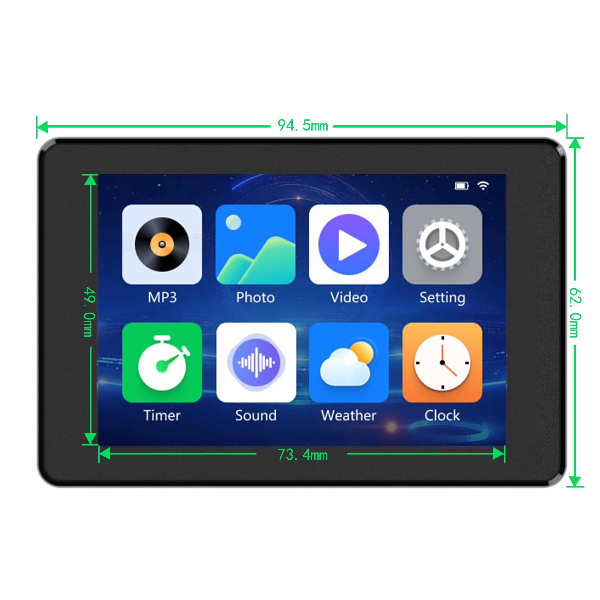 ESP32-S3 3.5-inch capacitive touch IPS module 8M PSRAM 16M FLASH Arduino LVGL development 320 * 480