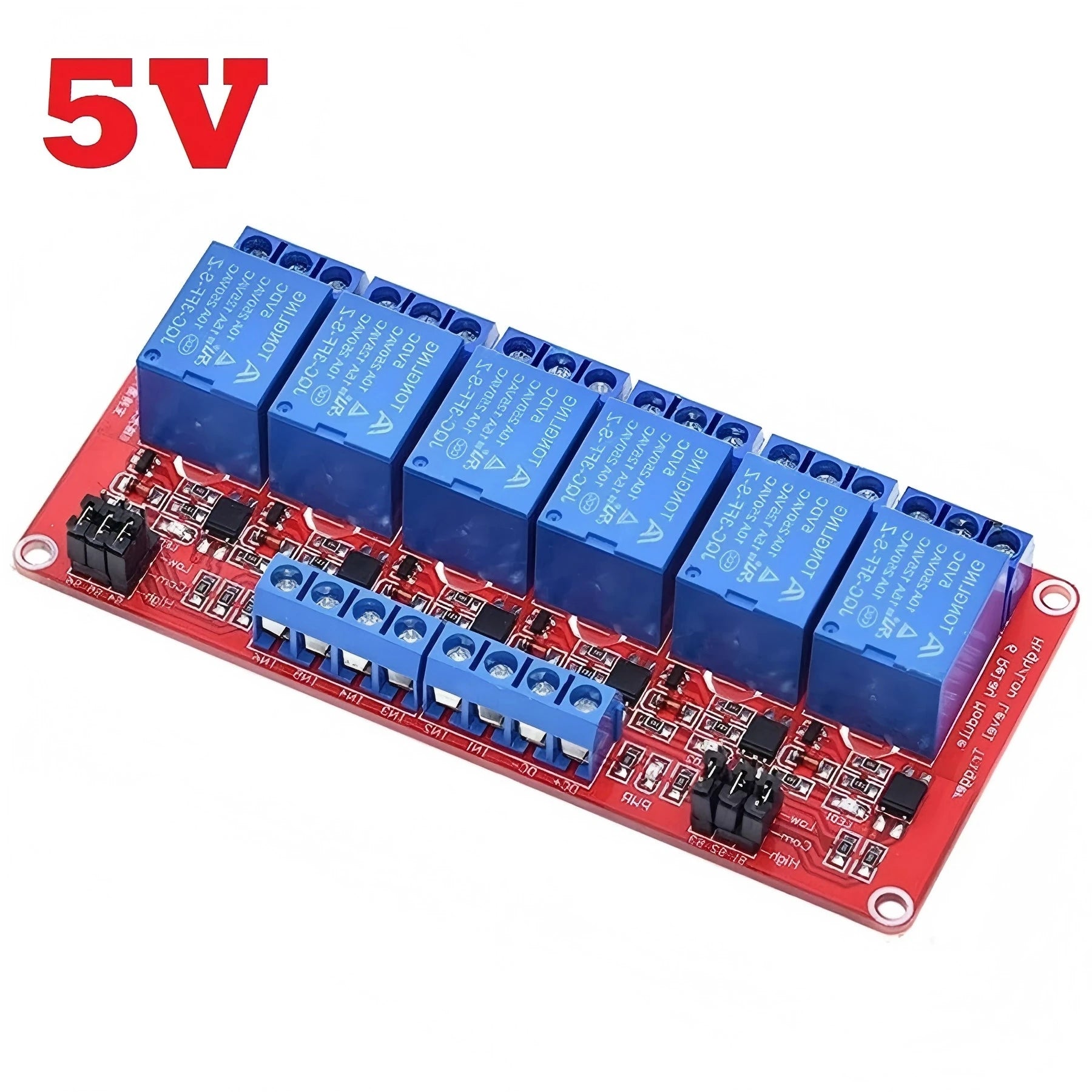 1-5Pcs DC 5V 9V 12V 24V 1 Channel Relay Module With Optocoupler Shield Board High Low Level Trigger Power Supply Module Arduino