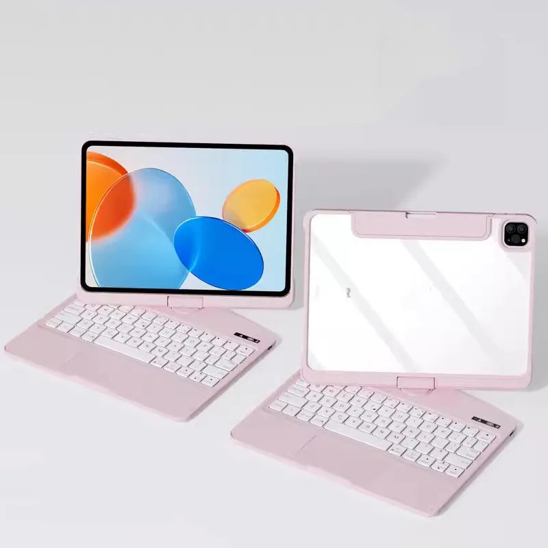 for IPad 11th Gen A16 2025 Air 11inch M3 M2 10th Gen A2696 A2757 Air 7 6 5 4 10.2 9th 8th 7th Pro 11 Hard Touchpad Keyboard Case