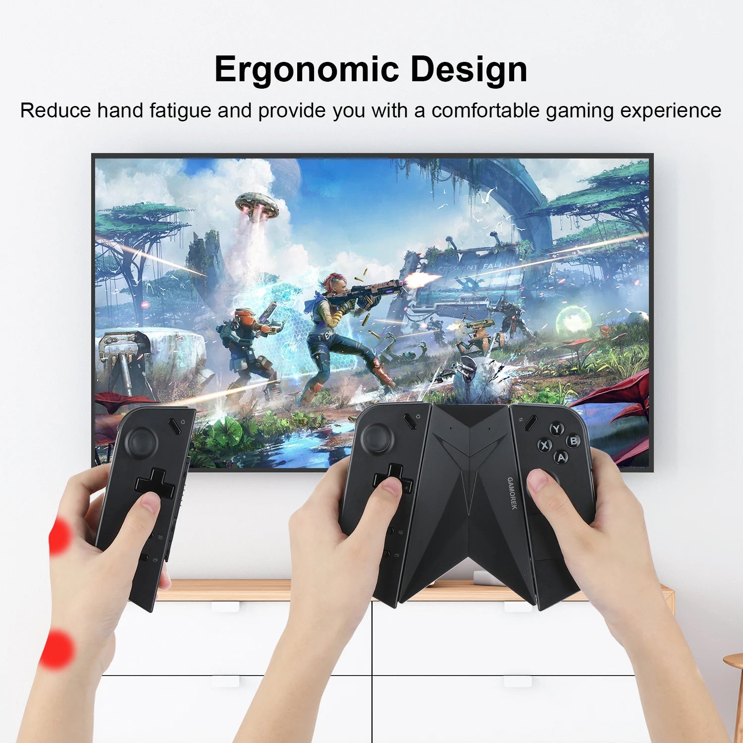 RGEEK Controller Charging Dock Grip Clip Holder For Legion Go 2 Handle Connector Ergonomic Curvature Design, Reduce hand Fatigue