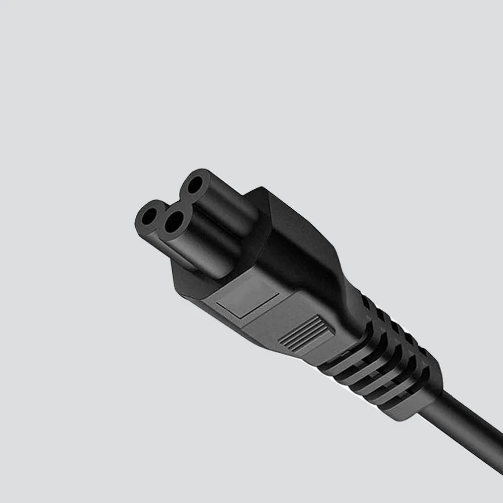 Short AC Power Cord C5 Plug EU AU US UK AC Power Cable IEC320 C5 Cloverlea Power Lead for Laptop Power Adapter Monitor Projector