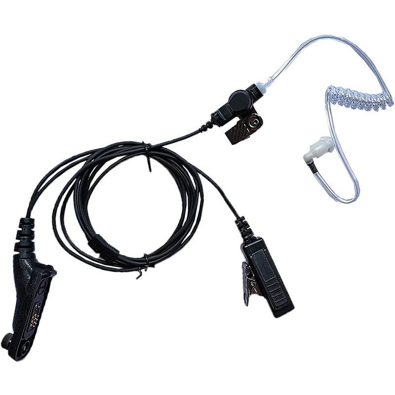 RISENKE-XPR7550E Earpiece for Motorola, APX4000, APX5000, APX6000, APX7000, APX8000, Radio Headphone with PTT Mic