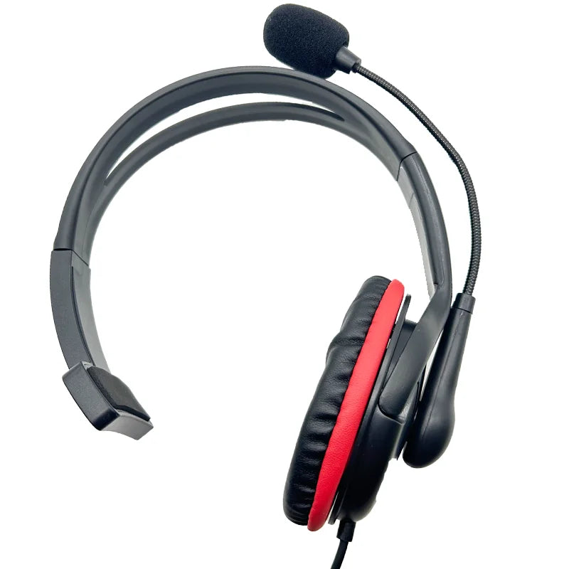 Headphone Single side Earpiece Headset Mic Noise Cancelling PTT For Kenwood Walkie Talkie Baofeng UV-5R UV-82 BF-888S UV-13 PRO