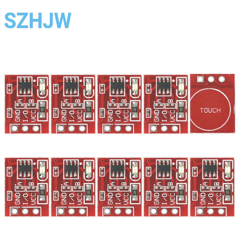 10/20/40/50/100PCS TTP223 Touch Button Module Capacitor Type Single Channel Self Locking Touch Switch Sensor