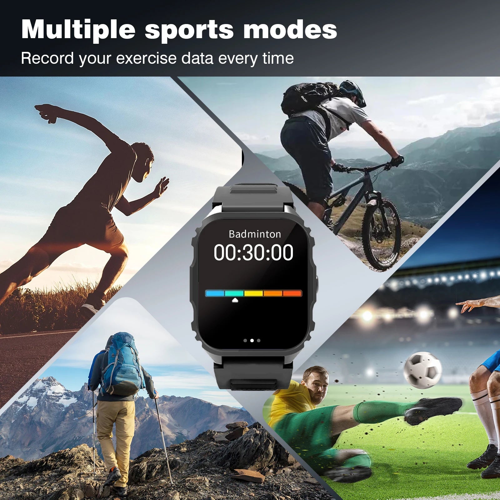2025 Smart Watch, Answer, Make, Call, Message Preview, Sport Modes, DIY, Dial, Weather Forecast, compatible with Android and iOS