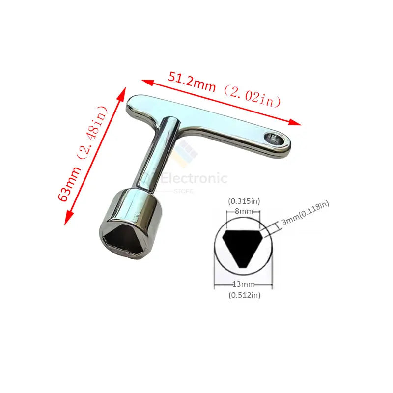 Elevator Emergency Lift Door Release Lock Key Zinc Alloy Spanner Key Utility Service Key Triangular Key Universa Key Lock замок