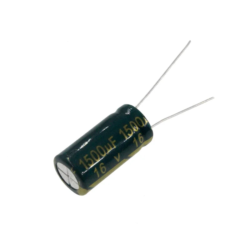 20pcs 1500uF 16V 1500MFD 16VDC 10*16mm Aluminum Electrolytic Capacitor Radial 1500mf16v 1500uf16v 16v1500mf 16v1500uf