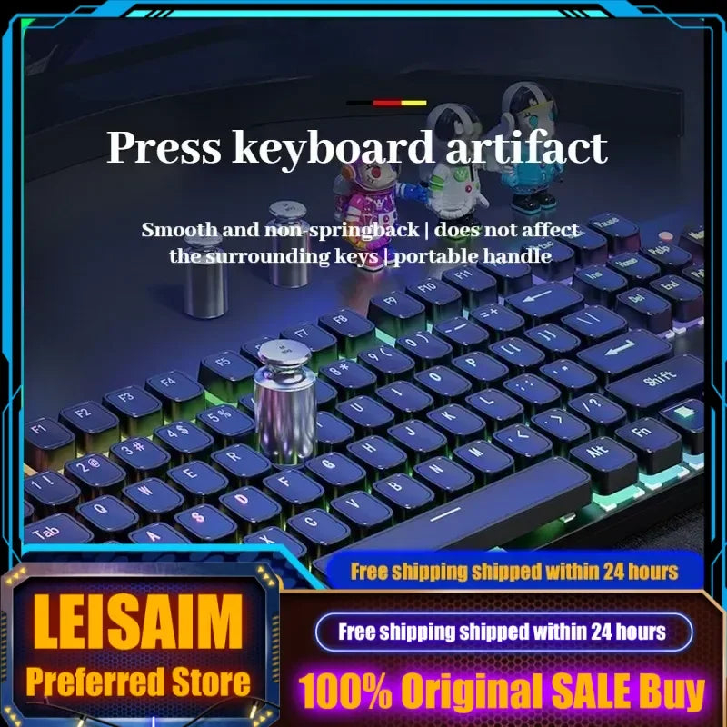NEW Gamers Press Keyboard Weight Card Automatic Key Press Device Game Assistant Multi Axis Key Multi-Function for AFK Gaming