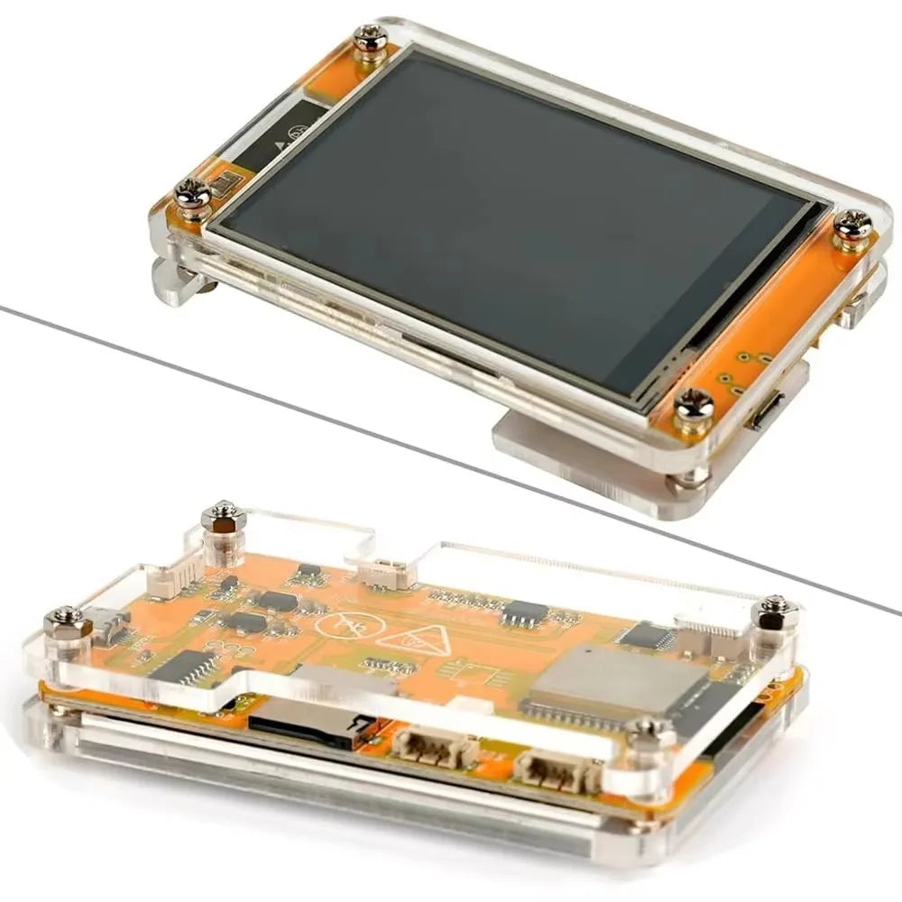2.8" ESP32-2432S028R ESP32 Display ILI9341 Resistive Touchscreen TFT LCD Module ESP-WROOM-32 Development Board Acrylic Case