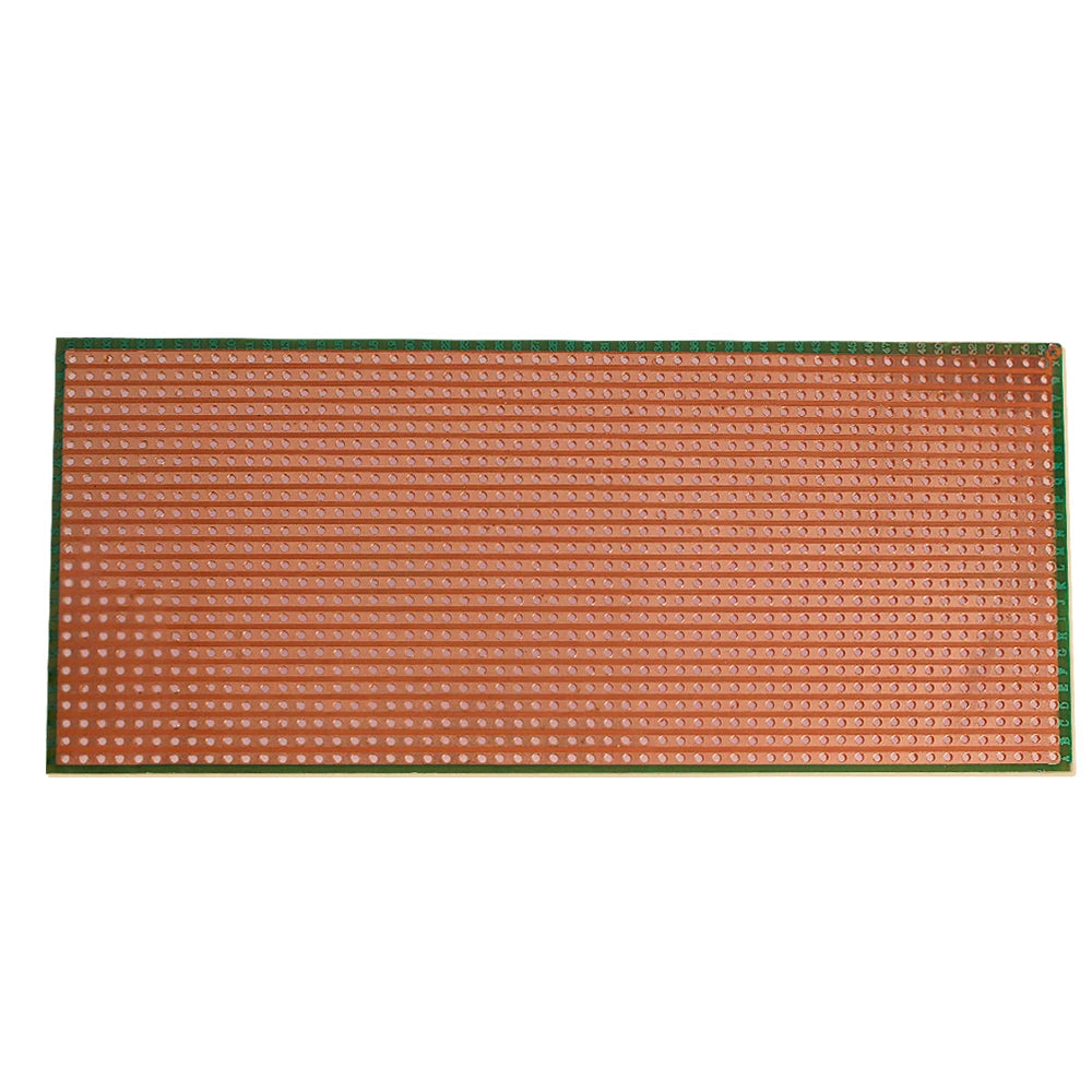5-20PCS Universal PCB Board 6.5x14.5cm Stripboard PCB Platine Single Sided Circuit Board Yellow DIY Experiment Board for Arduino