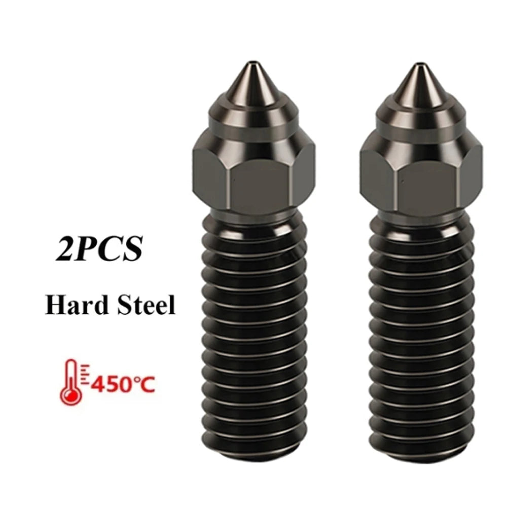 Nozzle For Creality K1 Max Ender 3 V3 KE CR-M4 Bimetal Plated Copper Hard Steel Brass For Vyper Kobra Sovol SV06 Plus/SV07