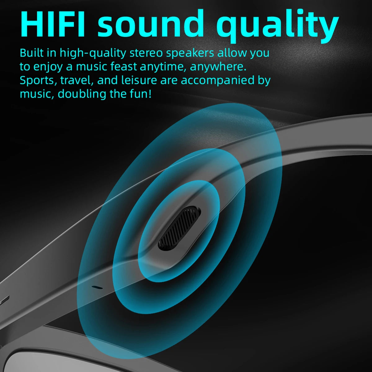 2026 New Hot Sale AI Assistant Smart Glasses 360° HD Sound Smart Touch Control Phone Answer Call Anti-UV Lenses IP4 Riding Gifts
