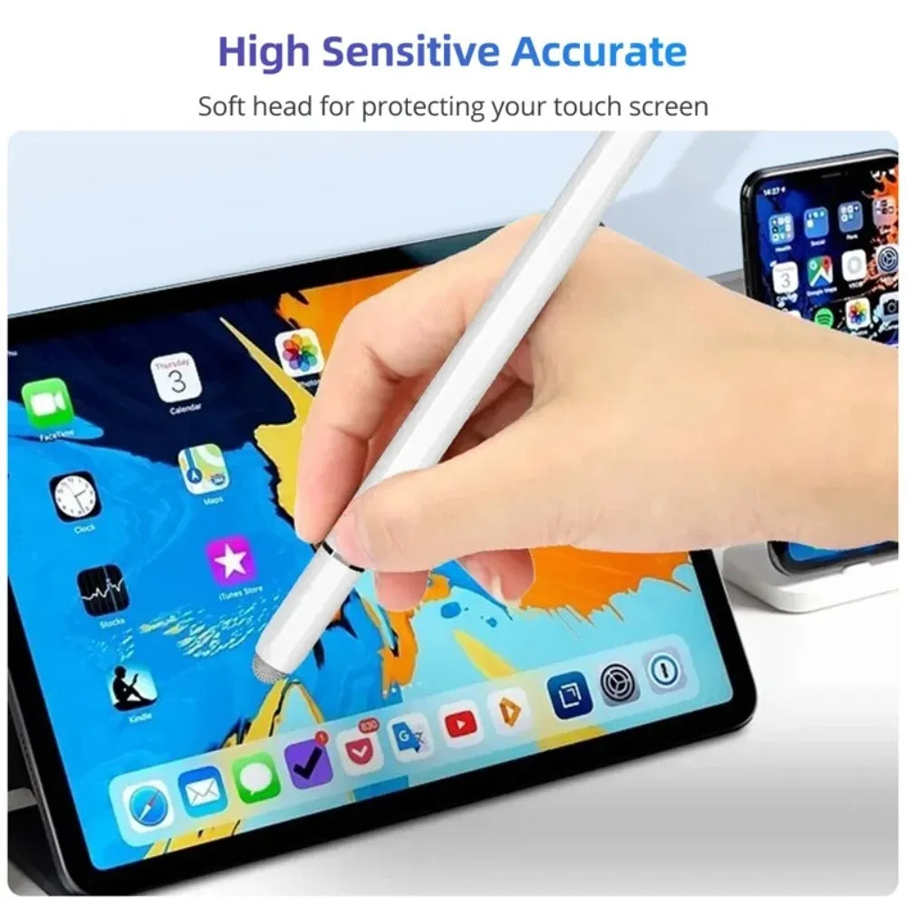 3 In 1 Magnetic Stylus Pen Universal Capacitive Touch Screen Pencil Drawing Writing Pen For Phone Tablet Android IOS