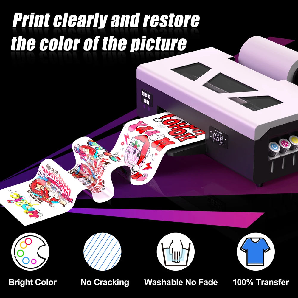 A4 DTF Printer for Epson L805 Direct to Film DTF Impresora Heat Transfer DTF Printer for Clothes T shirt DTF Printing Machine