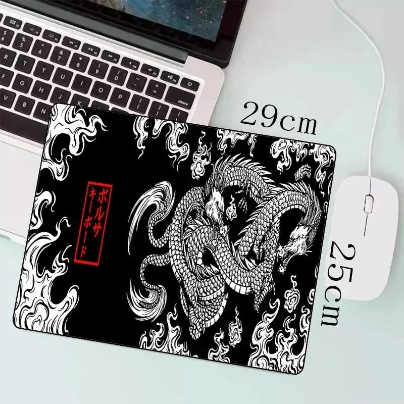 Gaming Performance Focus‌ ‌Ultra-Smooth Dragon XXL Gaming Mousepad (900x400mm/700x300mm) – High-Speed Cloth Surface & Anti-Slip