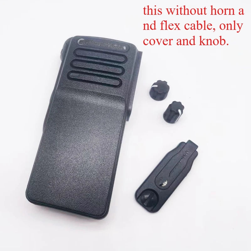 Set Front Cover Case Housing W/ Horn Flex Cable Knobs for Motorola XPR7000e DP4400e DP4401e DGP5050e XPR7350e DGP8050e Radio