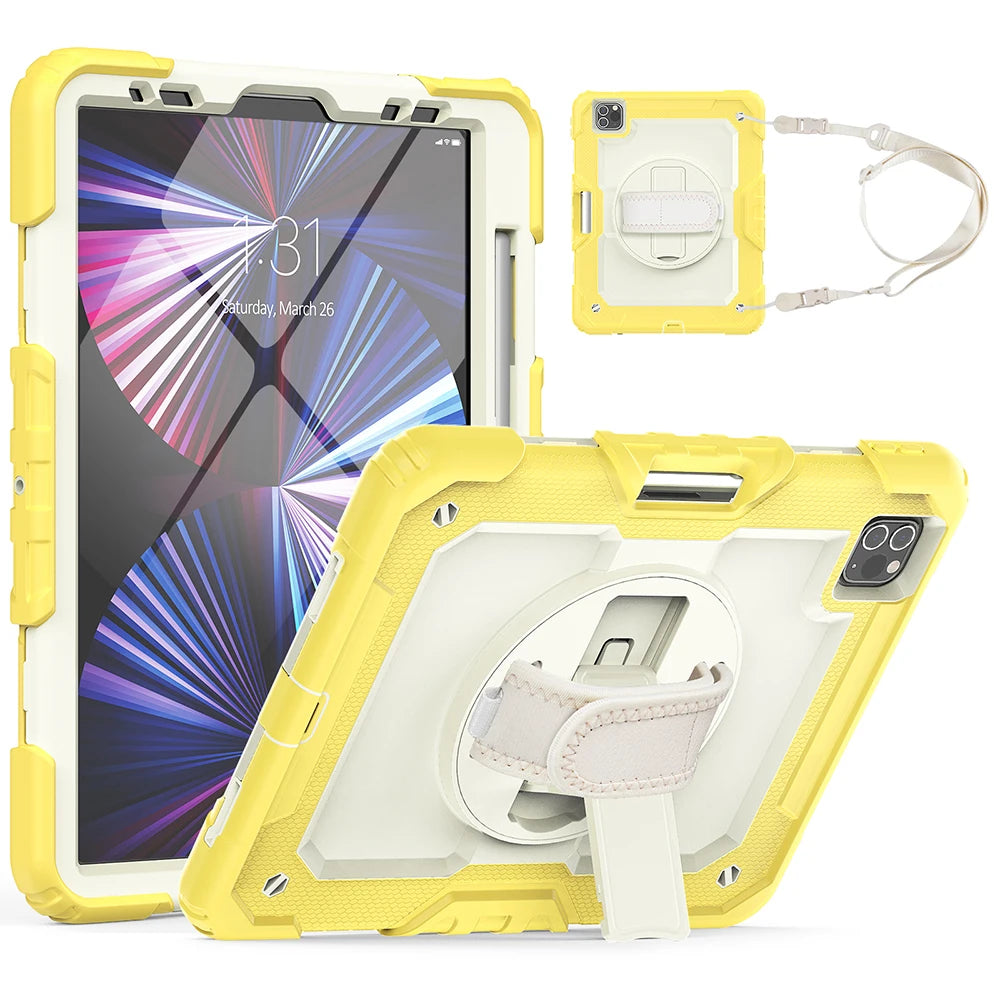 Heavy Duty for iPad Case 10.2 9th Generation Cover For 2022 iPad 9.7 Air 5 2 3 4 10.9 10.5 2021 Pro 11 12.9 Mini 6 5 Smart Cover
