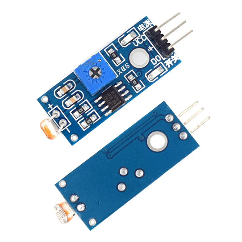 Photosensitive Sensor Module 3Pin 3.3V-5V Photoresistor Light Detection Resistance Module Photo Resistor for Arduino