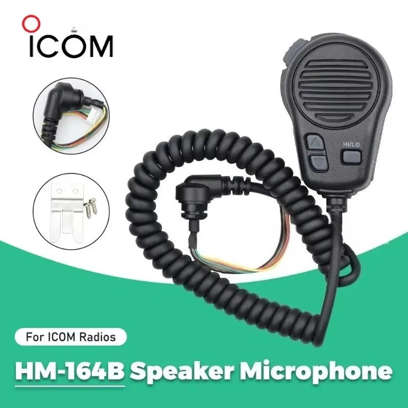 HM-164B Speaker Mic IPX7 Hand Microphone for Icom IC-M200 IC-M304 IC-M59 Marine Maritime Radio IC-M412 IC-M411 IC-M59 IC-M45