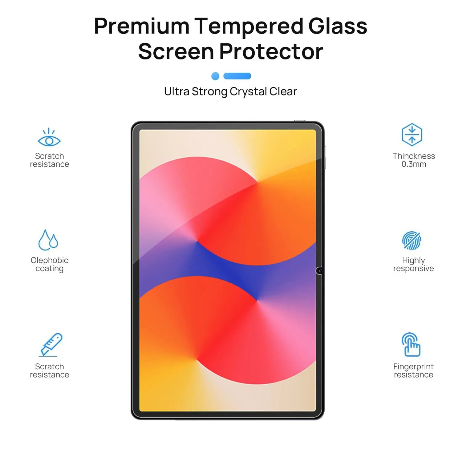 For Huawei MatePad SE 11 inch 2024 Tempered Glass Screen 9H Tablet Anti Scratch Clear Protective Film