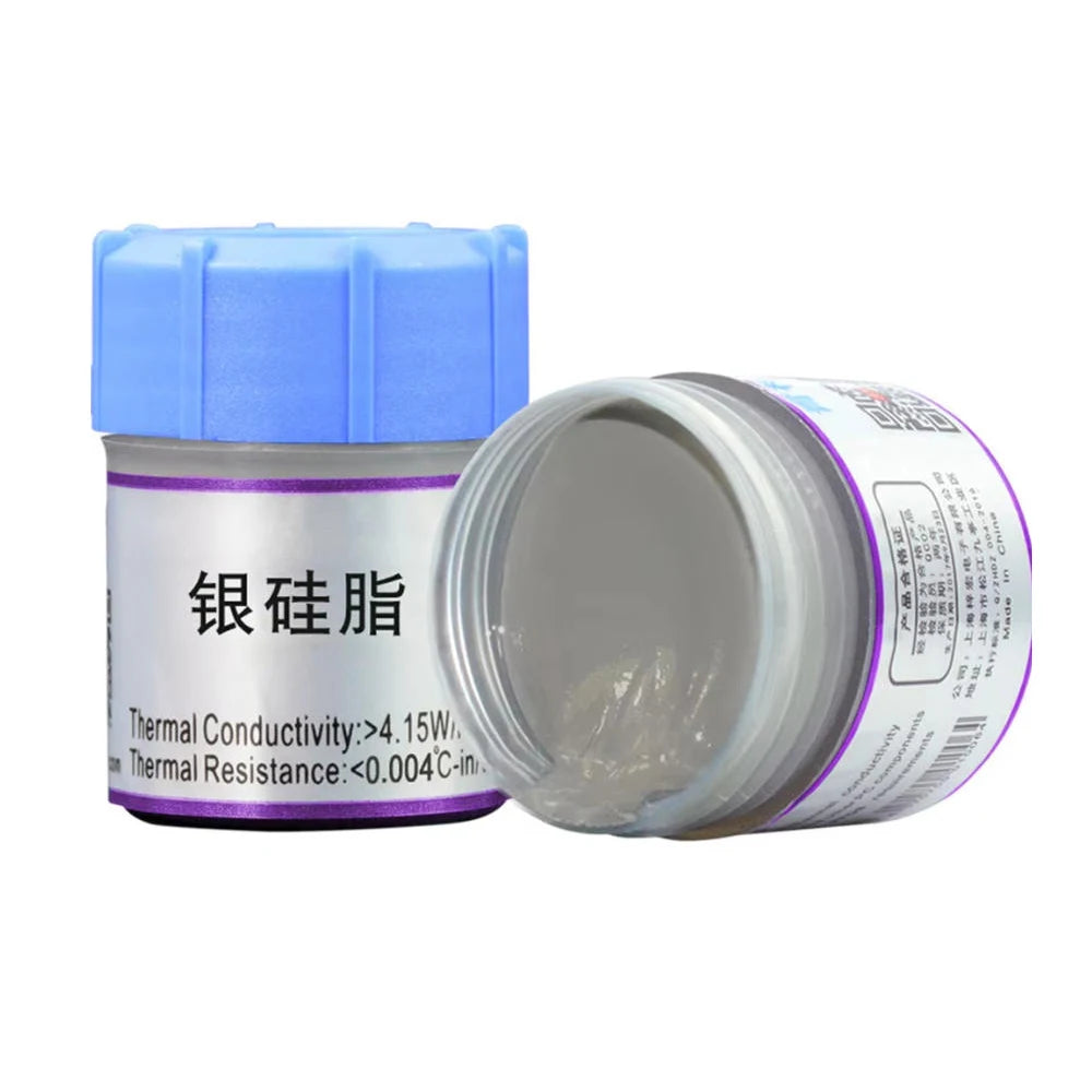 25g Silver Thermal Compound Paste for Coolers Heat Sink Paste Thermal Grease VGA Heatsink Plaste High Durability for CPU GPU PS4