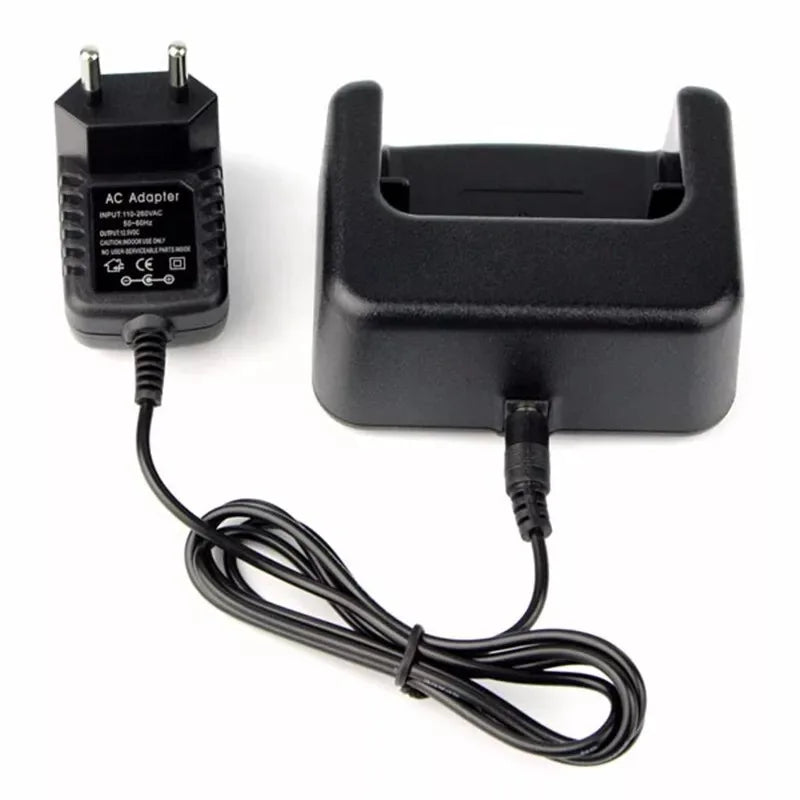 Desk Charger Base Adapter Battery Charger for TYT Walkie Talkie MD380 RT3S MD760 DMR RETEVIS RT3 RT3S Ham Radio Power Supply