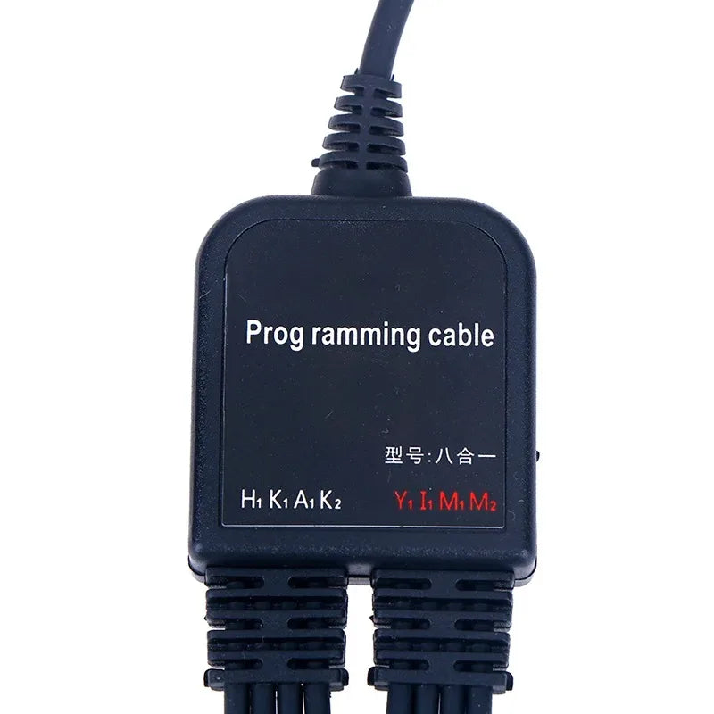 8 in 1 Computer USB Programming Cable for kenwood For baofeng motorola yaesu for icom Handy walkie talkie car radio CD Software