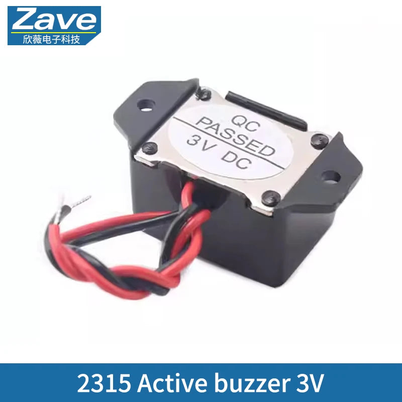 1pcs Alarm Buzzer 2315 DC 3V 6V 9V 12V 24V 90dB Mini Electronic Alarm Buzzer High Decibel Vibration Alarm Sound Line Length 10cm