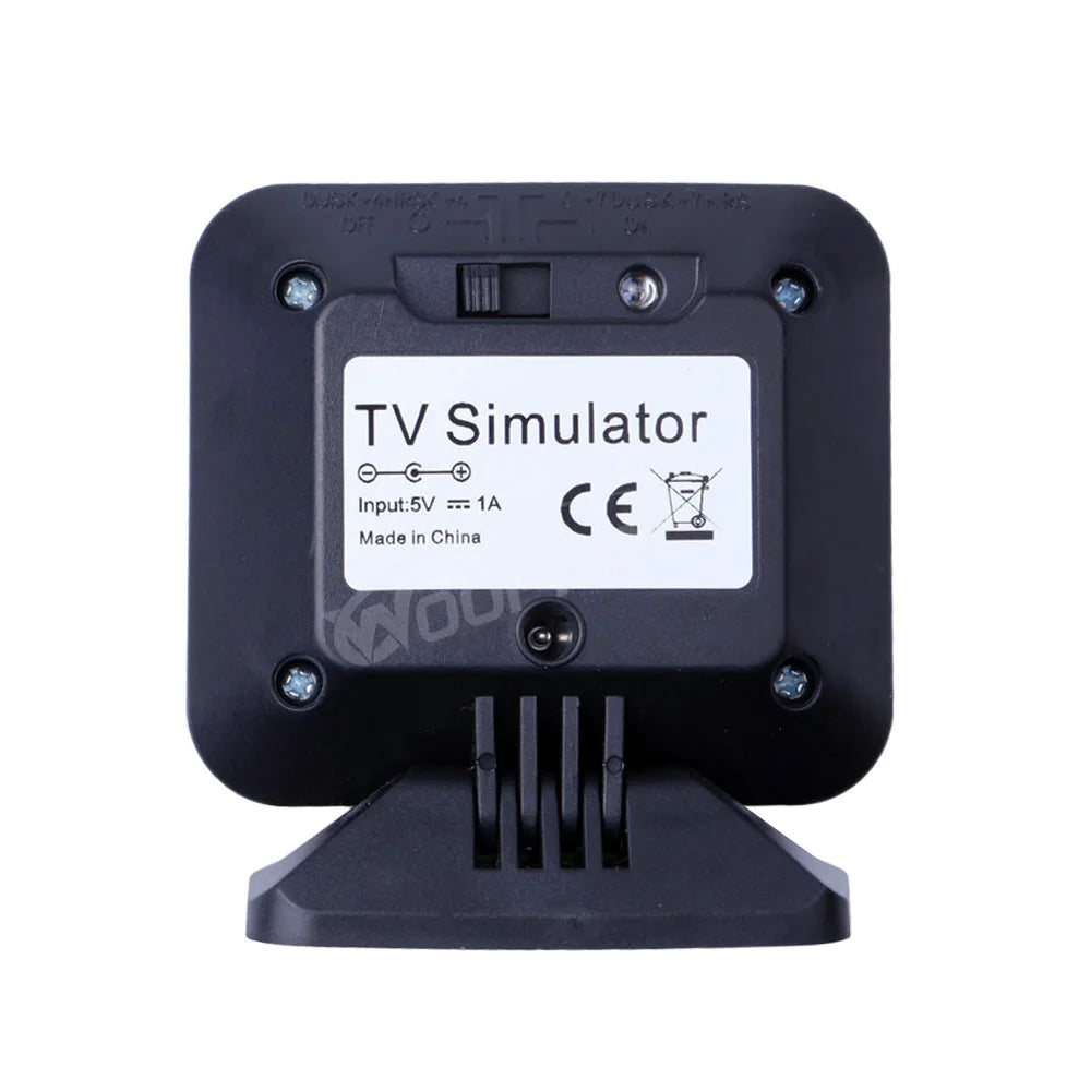 LED Fake TV Simulator USB Powered Anti-burglar Security Device with Timer Function for Home Apartments Dormitories