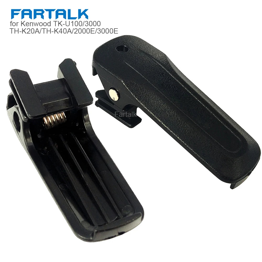 Battery Belt Clip for Kenwood TK-U100 TK-3000M TH-K20A TK-2000T Walkie Talkie Two Way Radio Back Clip