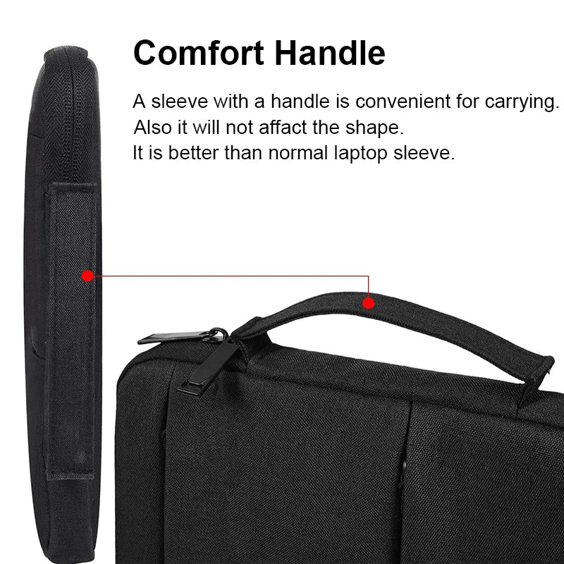 Laptop Bag Pc Case 13 14 15 15.6 Cover Funda Sleeve Portable Case For Macbook Air Pro 12 13.3 14.1 Inch Redmi Mac Book M1 Laptop