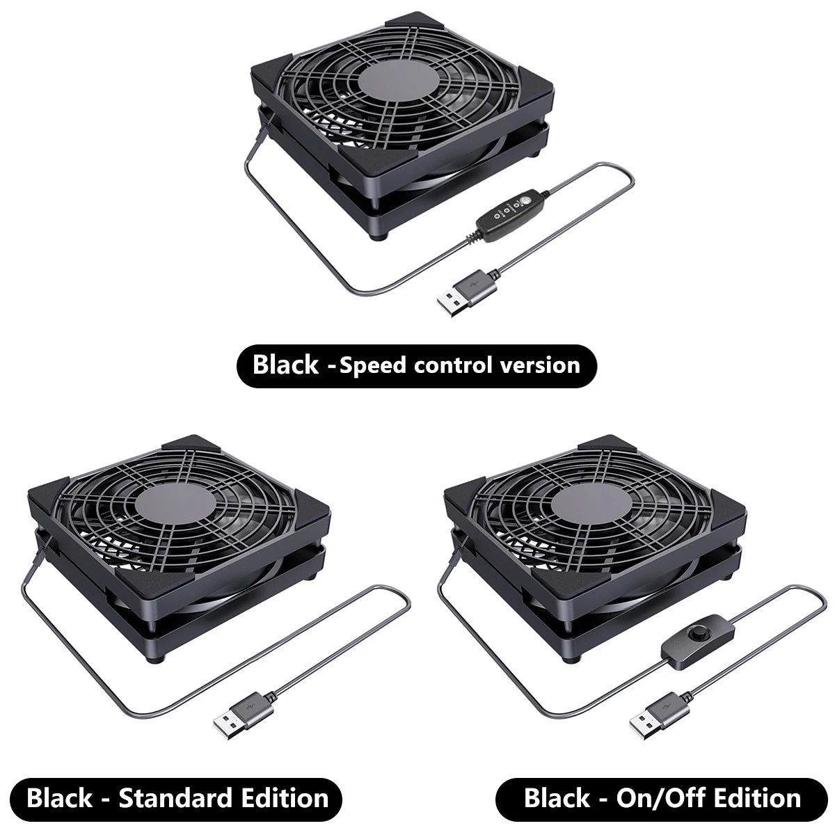 120mm 4.72-inch 5V USB Router Cooling Fan, Mini Quiet Cooler for Electronics Devices