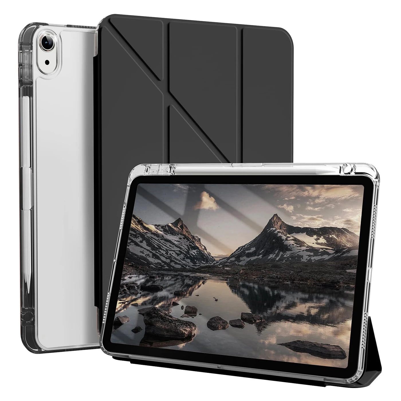Y-3 Case for iPad Air Pro Mini 8.3 9.7 10.2 10.9 11 12.9 13 11th 10th 9th 8th 7th 6th 5th Generation Magnetic Flip Smart Cover