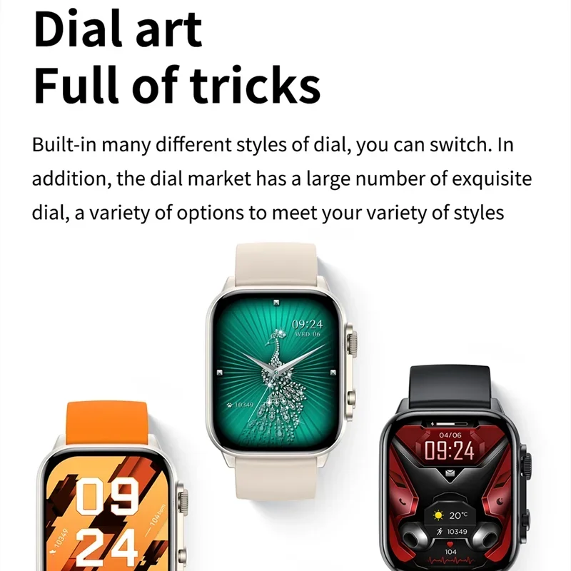 Screen Ultra Smart Watch Always Show Time Bluetooth Call Series 8 High Refresh Rtae NFC Smartwatch Men Sport Watch Women