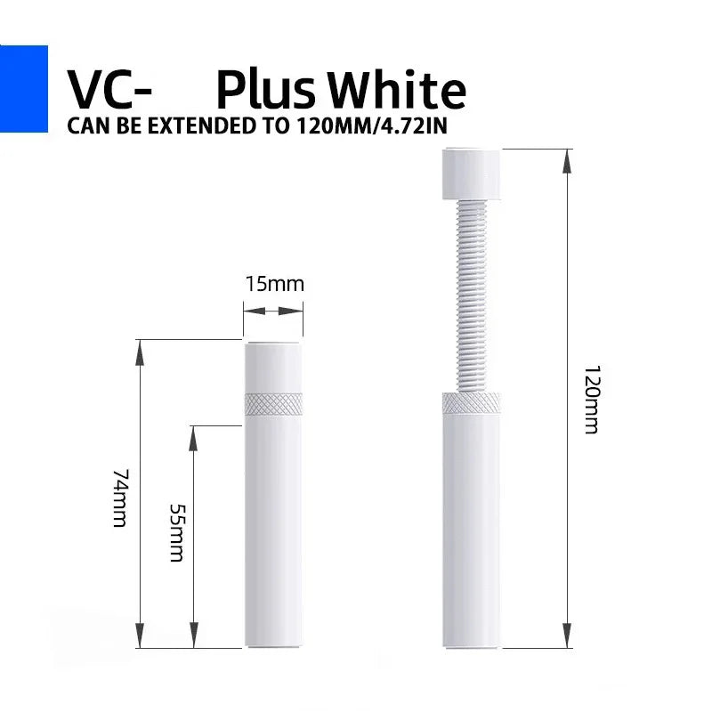 TEUCER Graphics Card GPU Holder Adjustable Telescopic Rotary Screw Magnetic Anti-Slip Support Vertical GPU Video Card Bracket