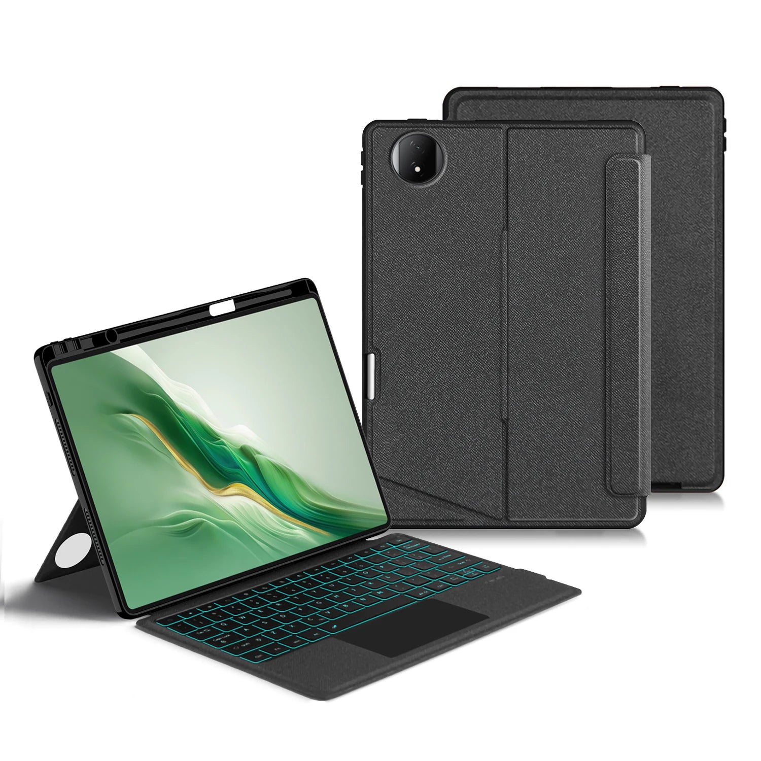 Backlight Keyboard Case For Honor MagicPad 2 MagicPad2 12.3 inch ROD2-W09 Tablet for Honor Magic Pad 2 Cover Pencil Holder