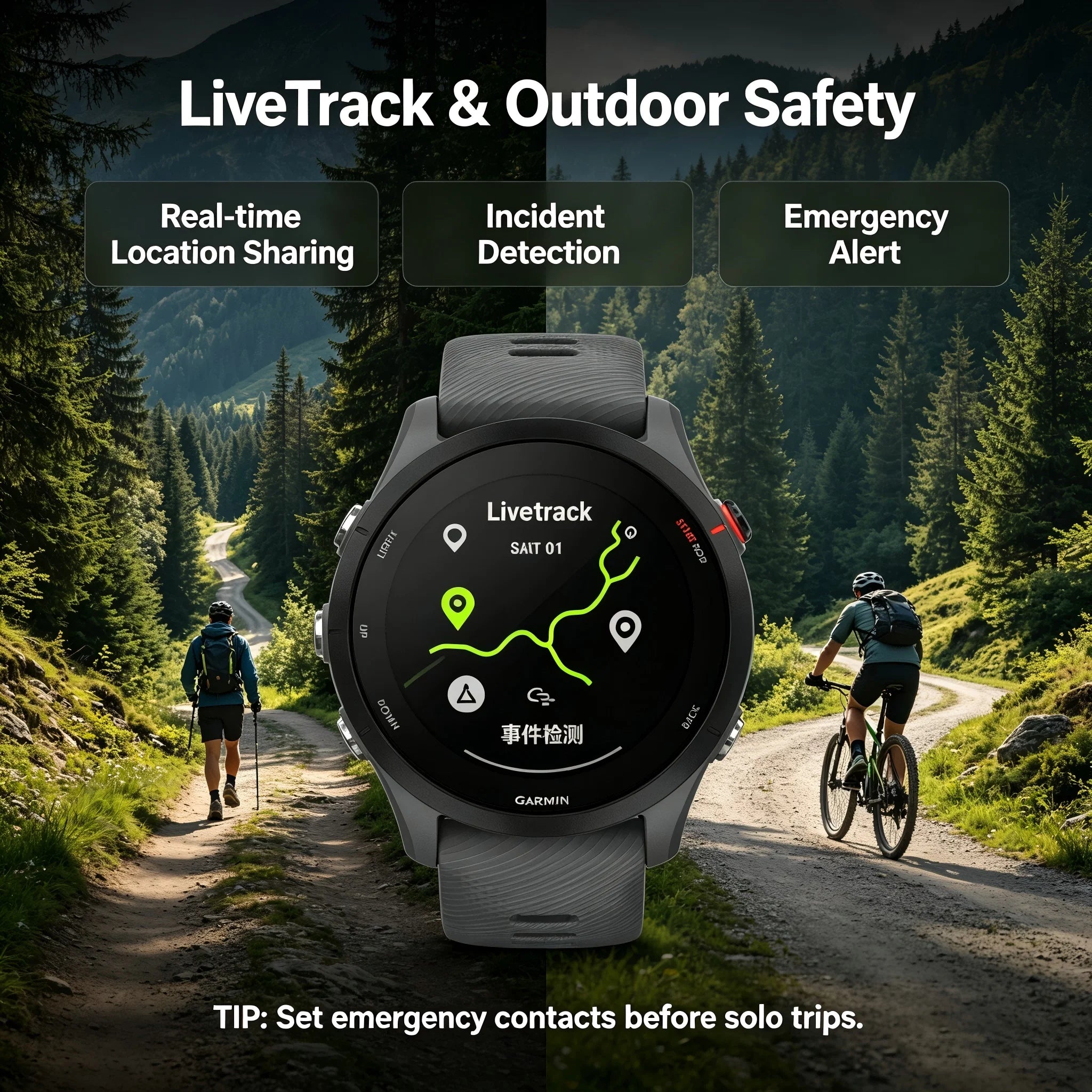 Garmin Forerunner 255 Smartwatch for Men Women, Multisport Fitness Tracker, Built-in GPS, Sleep & Stress Tracking, Swim Proof, Long Battery Life