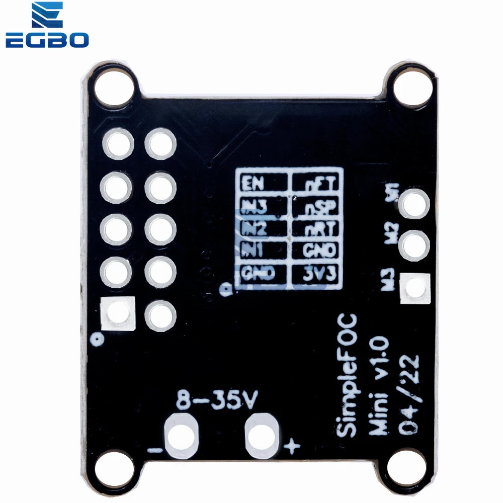 8-30V SimpleFOCMini DC brushless motor drive board FOC control driver SVPWM control algorithm