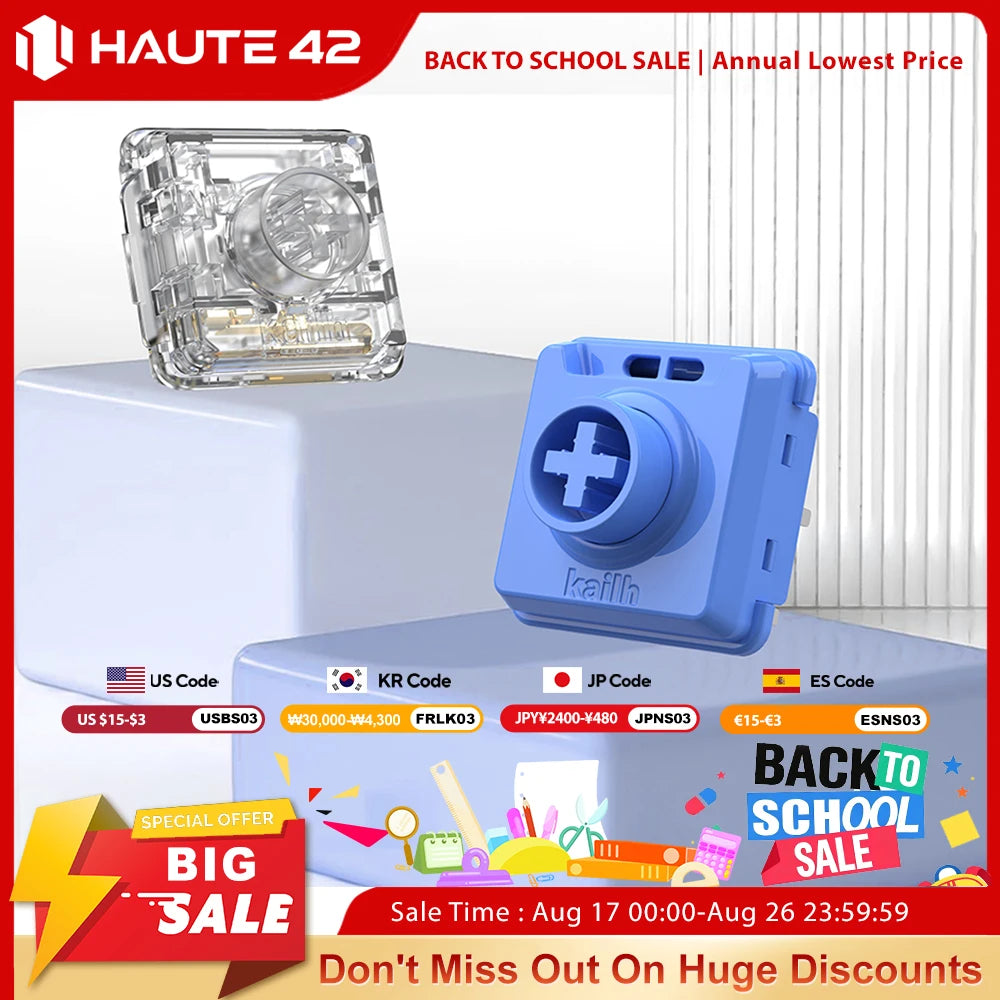 Haute42 Kailh Customized Low Profile Crystal Switch For Hitbox Controller Low Profile Wind Engine Switch For Mechanical Keyboard