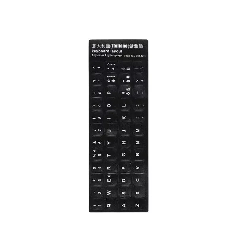 Keyboard Letter Stickers, Computer Keyboard Keycaps Repair Stickers, English Stickers, Notebook Frosted Self-Adhesive Stickers
