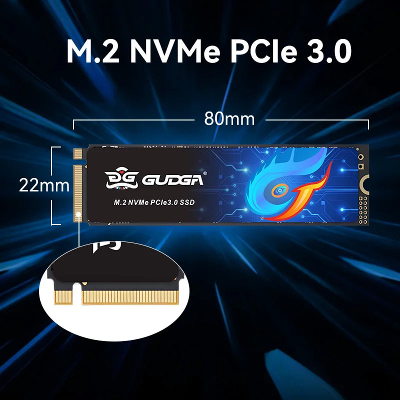 GUDGA SSD Nvme M2 1TB 512GB 256GB 128GB Pci-e 3.0x4 SSD Nvme Internal Solid State Disk Hard Disk For PC Laptop Computer