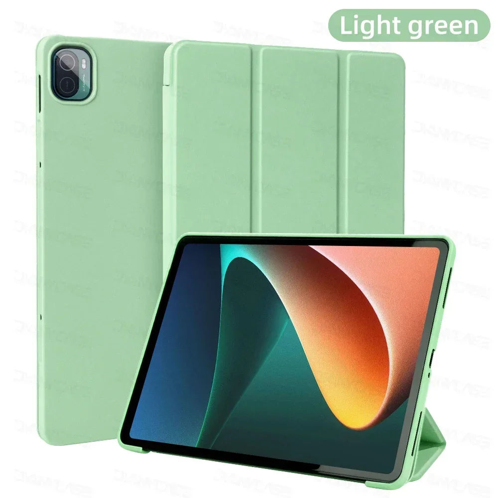 Tablet Cases for Xiaomi Mi Pad 5/6 5 6 Pro 11in 7 7pro 11.2 For 2024 6S Pro 12.4in Support Magnetic Charging Funda Tablet Cases
