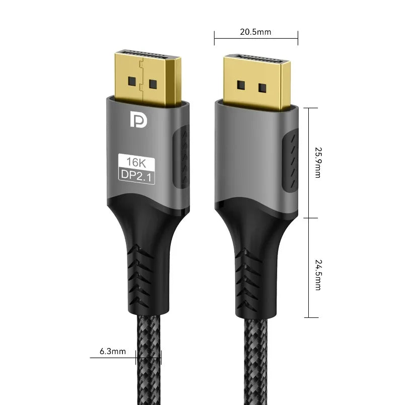 8K@60Hz 48Gbps 8K HDMI-Compatible 2.1 Cable ARC HDCP Ultra High Speed HDR For RTX Video Cable PC Laptop Projector 4K@120Hz HD TV
