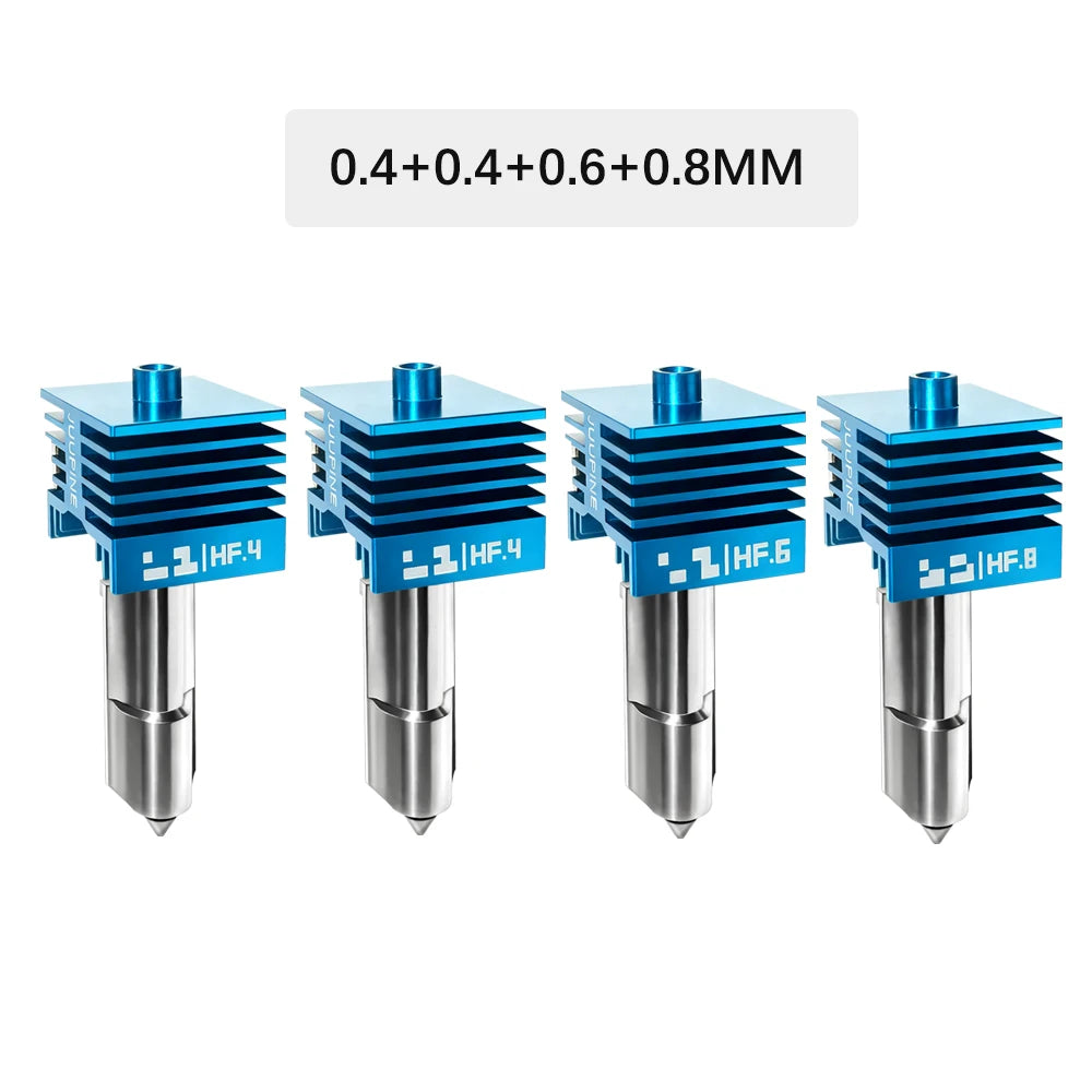 Upgrade TcnCoat for Bambu Lab X2D P2S H2D H2S Hotend High Flow Bambulab Nozzle 0.4 0.6 0.8 Hot End Quality Assurance Accessories
