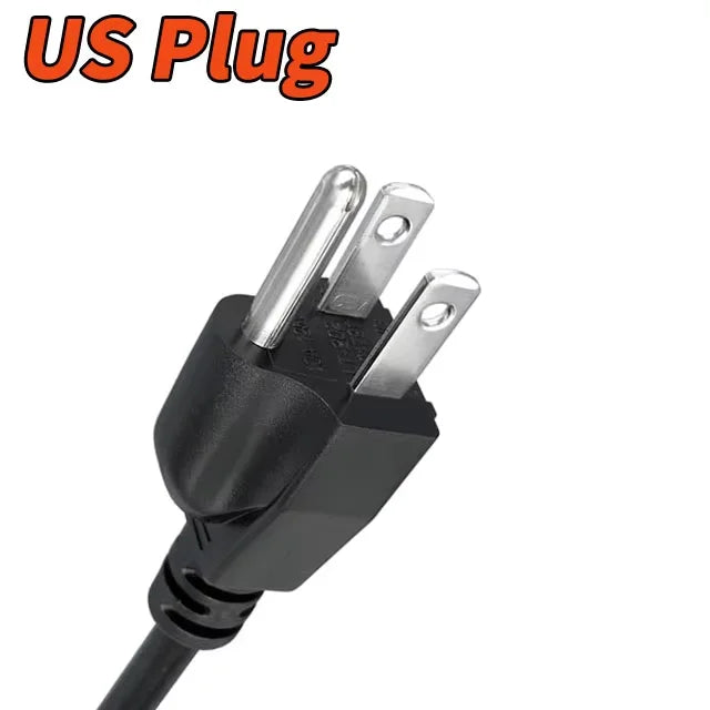 Short AC Power Cord C5 Plug EU AU US UK AC Power Cable IEC320 C5 Cloverlea Power Lead for Laptop Power Adapter Monitor Projector