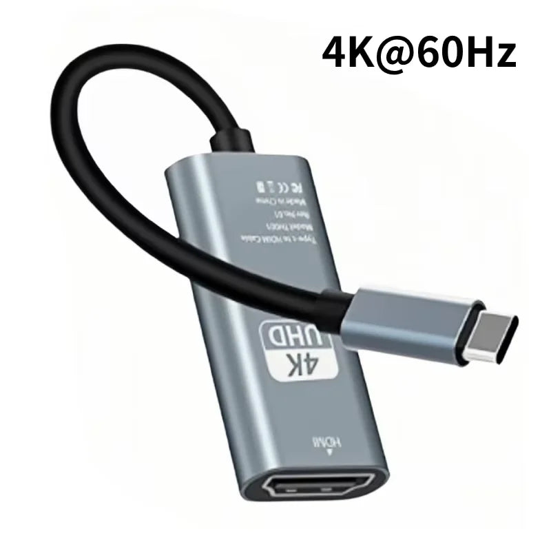 TYPE C to HDMI 8K 4K Adapter USB C USB3.1 Male to HDMI-compatible Female Converter Cable for Laptop Tablet TV MacBook