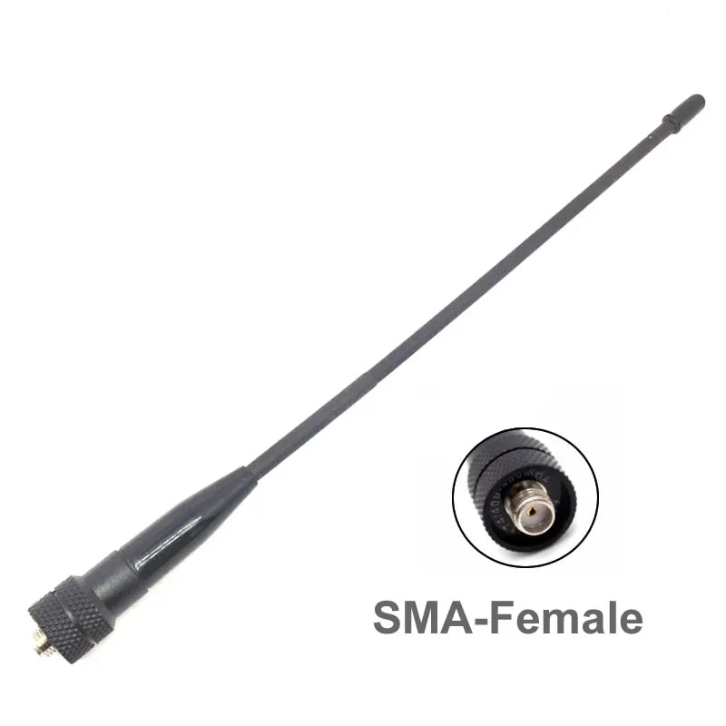 669C SMA-Male Flexible Dual Band VHF/UHF Two Way Radio Antenna for Baofeng Yaesu Vertex VX-1R VX-2R VX-3R VX-7R 470MHz