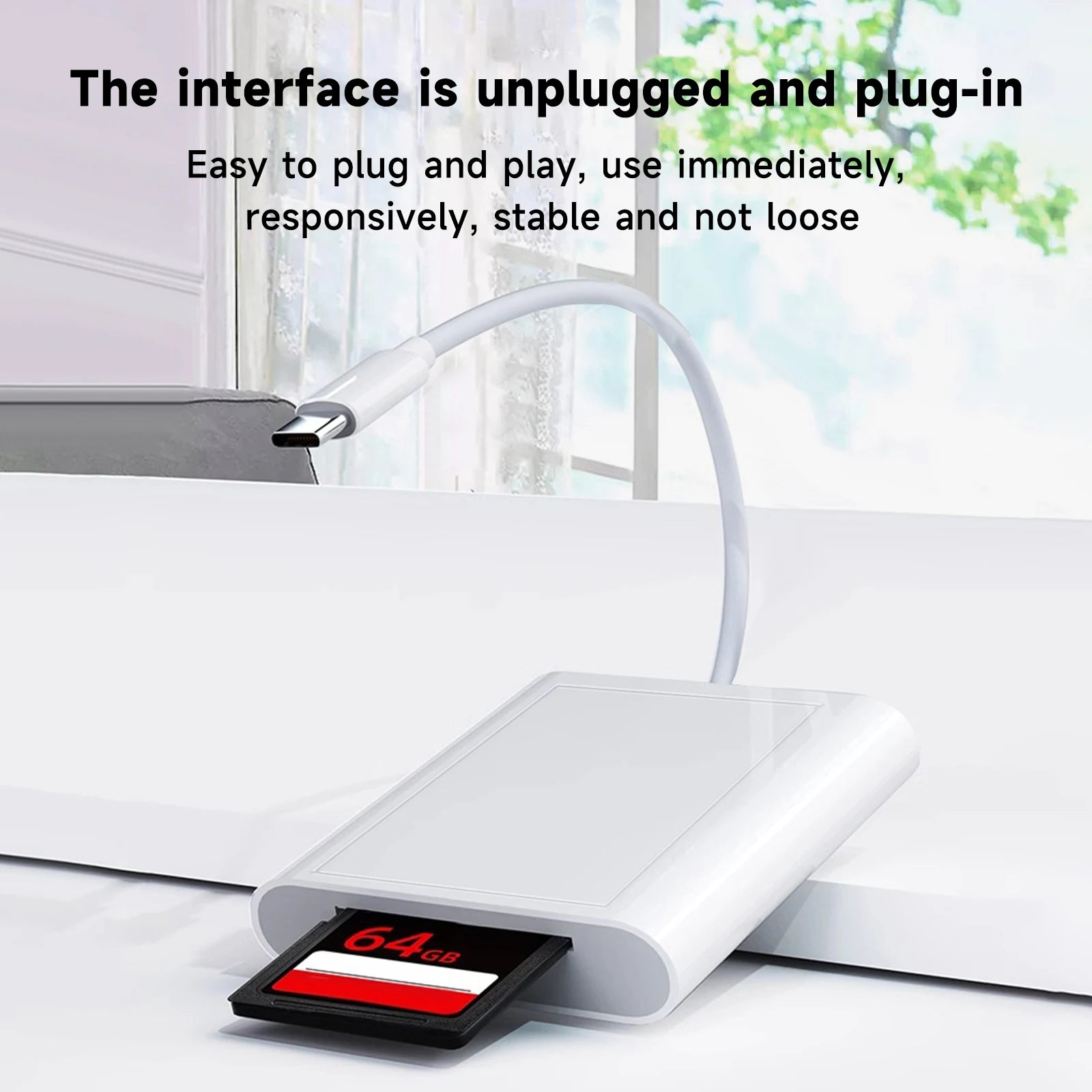 2 in 1 OTG Type C Card Reader USB Flash Drive SD/TF Memory Card Adapter for Smartphones And Tablets